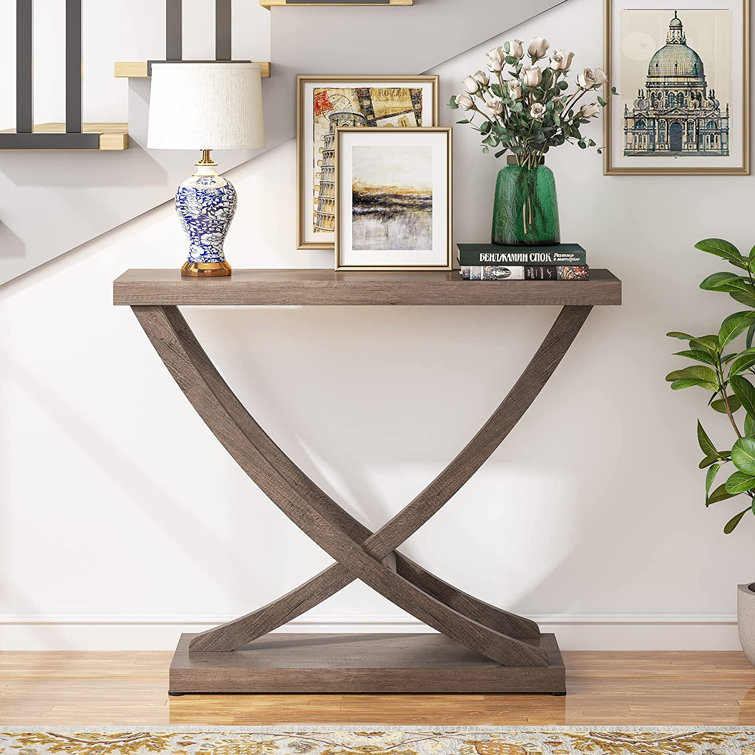 Wood entrance deals table